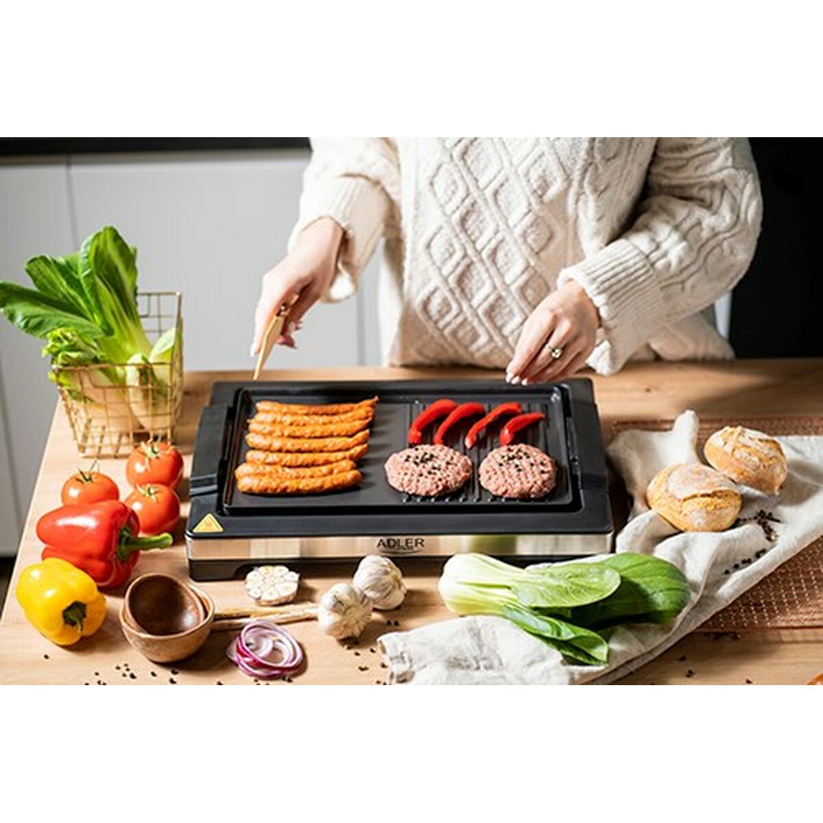 Elektryczny Grill Adler AD 6614 3000 W